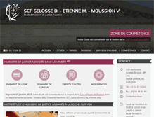 Tablet Screenshot of huissier-85.fr